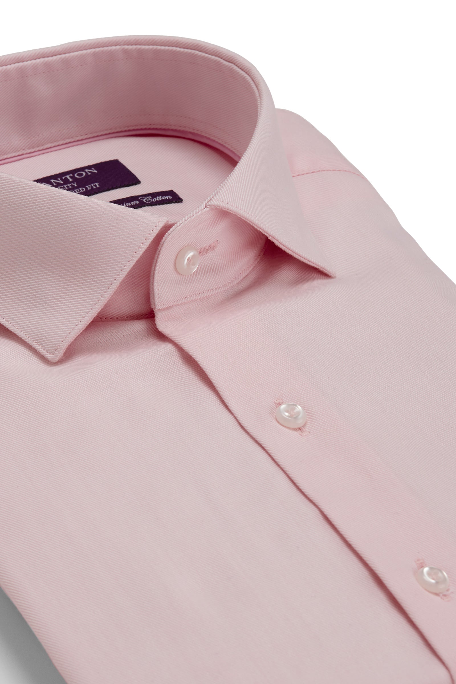 Brooks Twill Shirt | French Cuff Business Shirt in Pink | Tailored Fit Ganton Brooks Twill Shirt | French Cuff Business Shirt in Pink | Tailored Fit Ganton