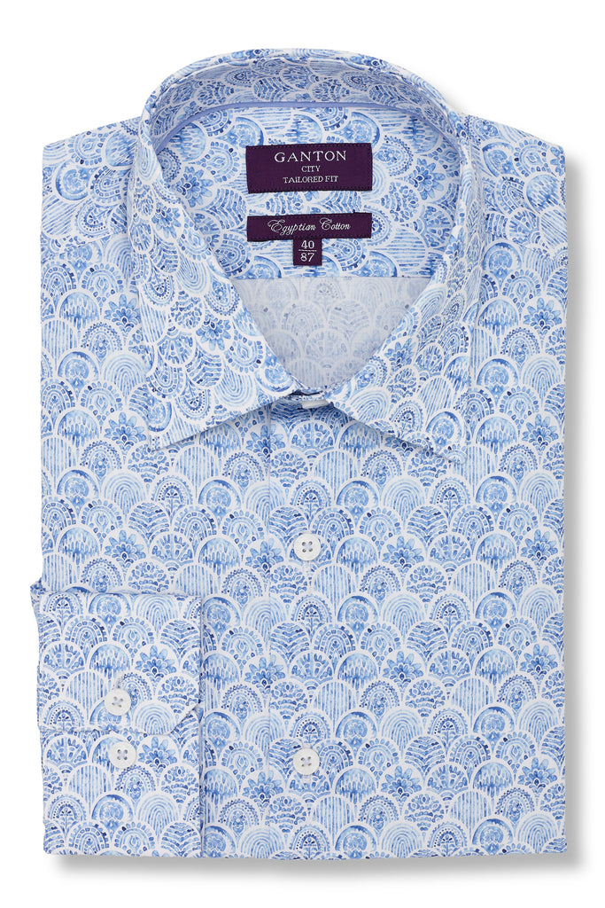 Camden Shirt, Egyptian Cotton Print Fabric