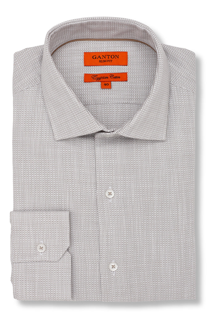 Egyptian Cotton Ganton Shirt - Textured Business Shirt