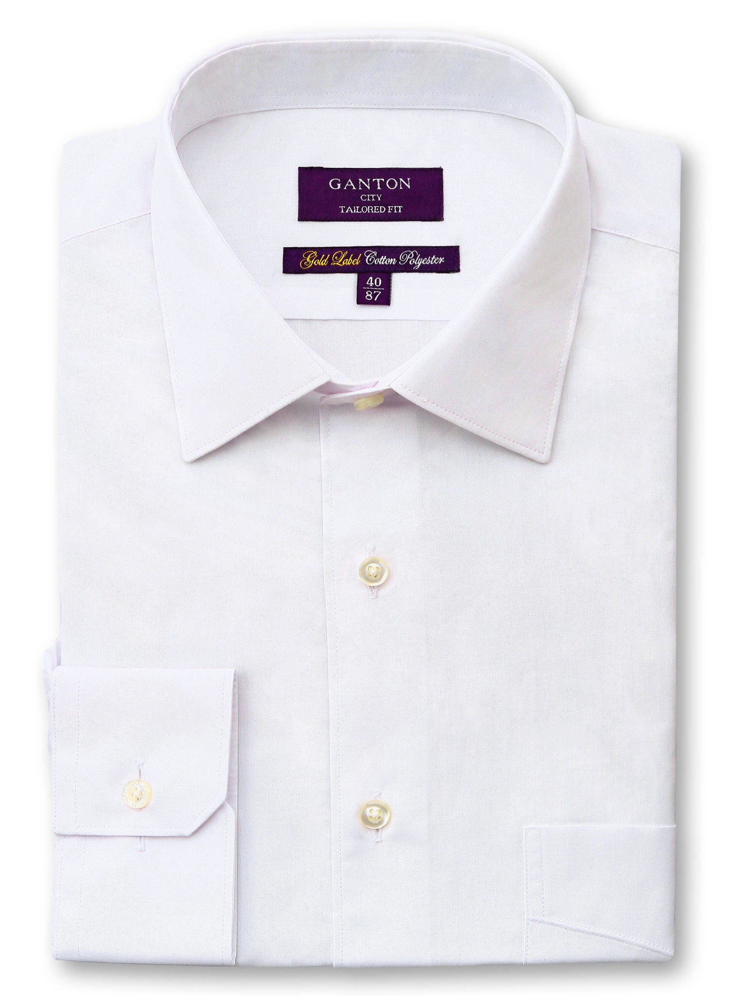 gold label dress shirt Gold Label City Shirt (White) – Ganton
